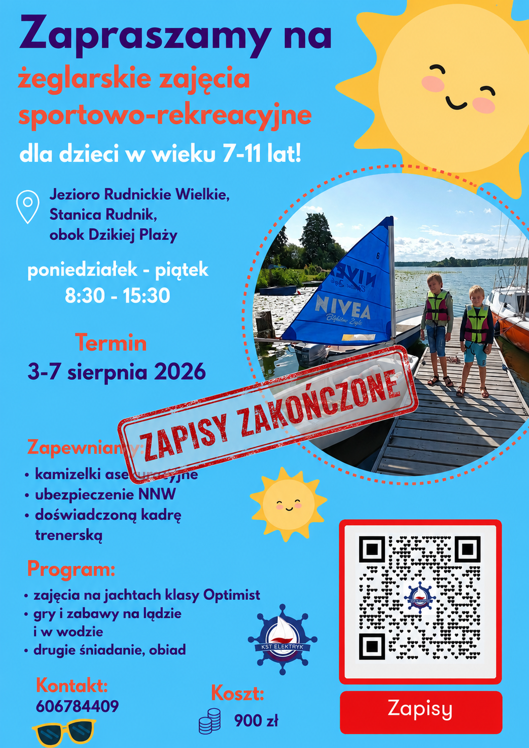 półkolonie żeglarskie